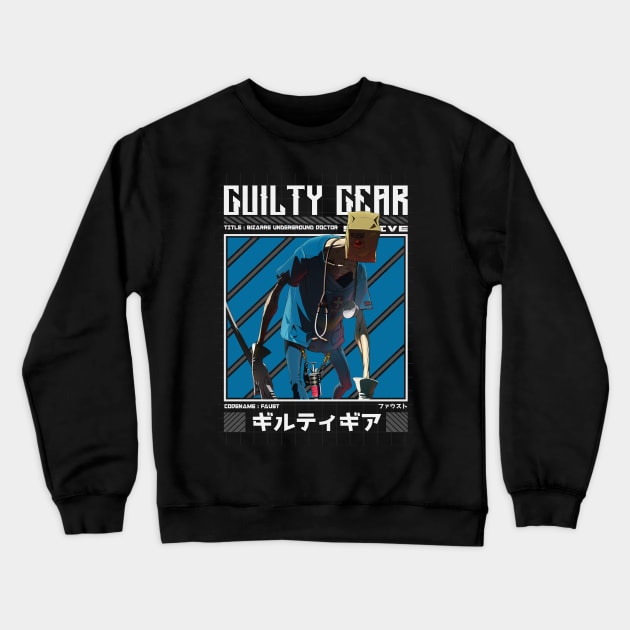 Faust - Guilty Gear Strive Crewneck Sweatshirt by Arestration